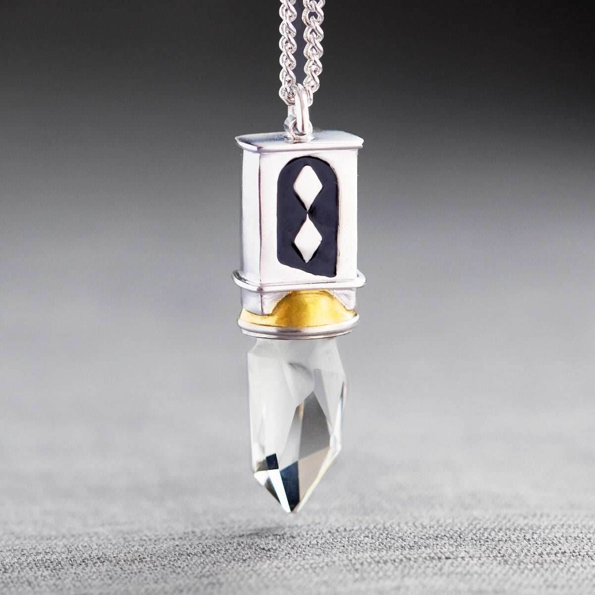 Star Wars X RockLove Ahsoka Tano Kyber Crystal Necklace - 