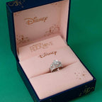 Disney X RockLove DISNEY MULAN Mulan Cherry Blossom Stacker Rings - Rose Gold Plated / Size 5