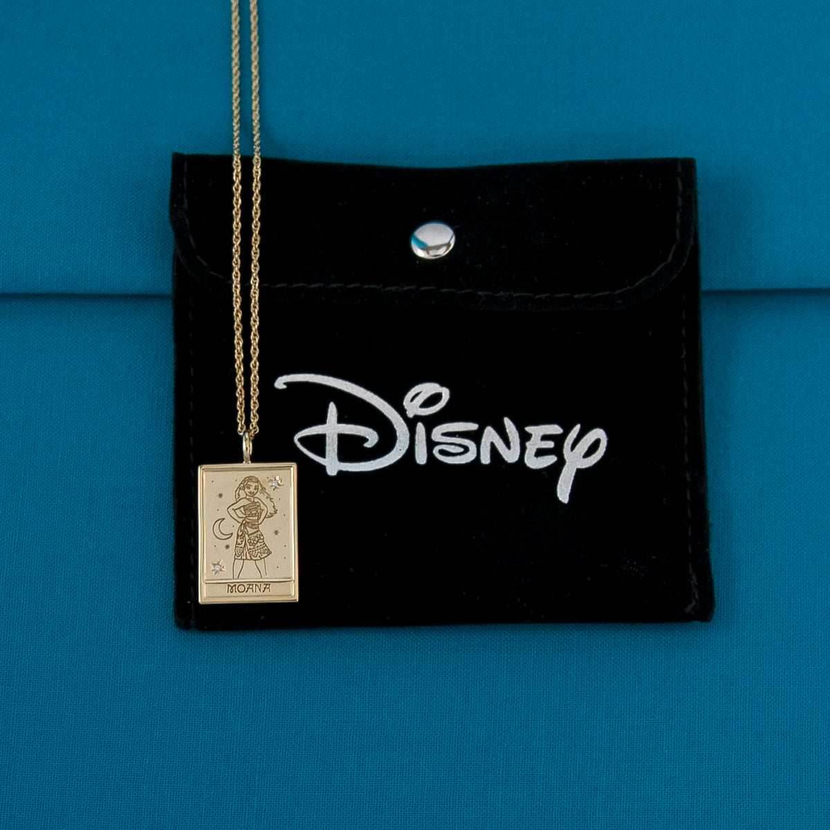 Disney X RockLove MOANA Moana Tablet Necklace - Sterling Silver