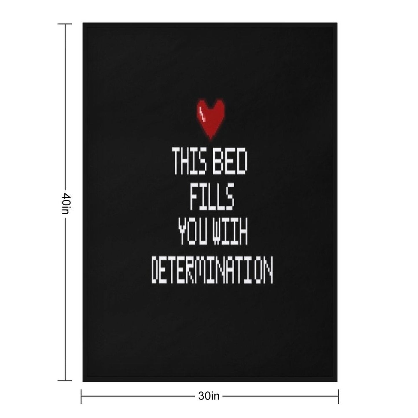 Frisk's Heart Throw Blanket