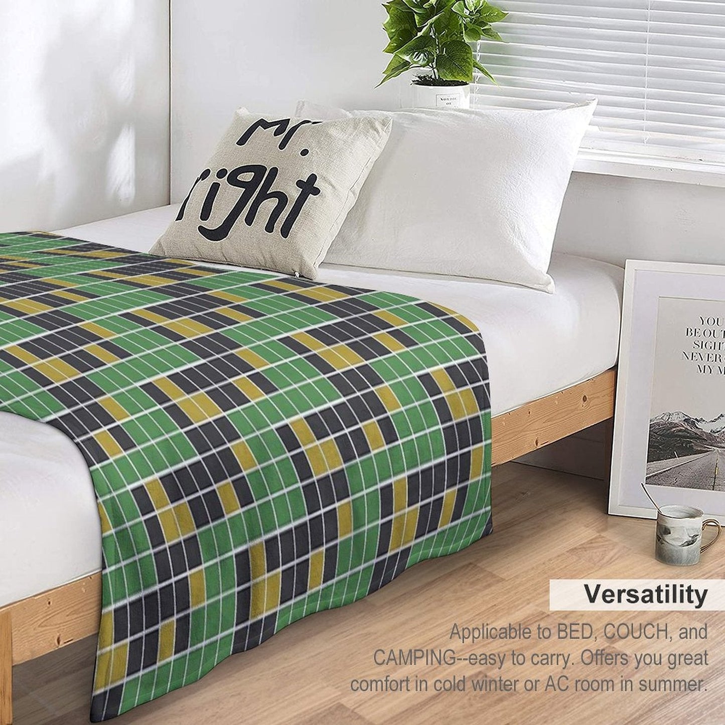 Wordle Grid Throw Blanket