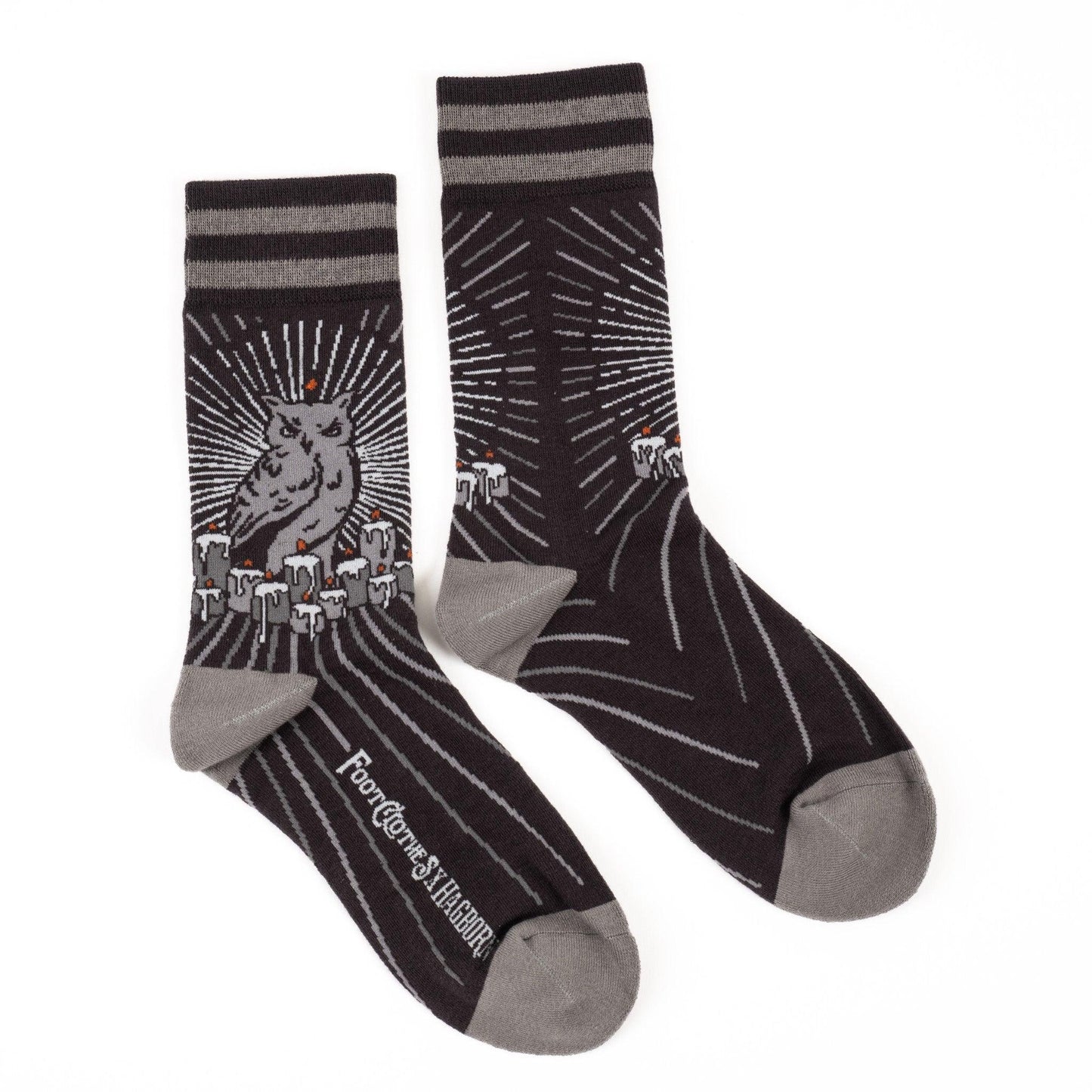 Night Owl FootClothes x Hagborn Collab Crew Socks-0