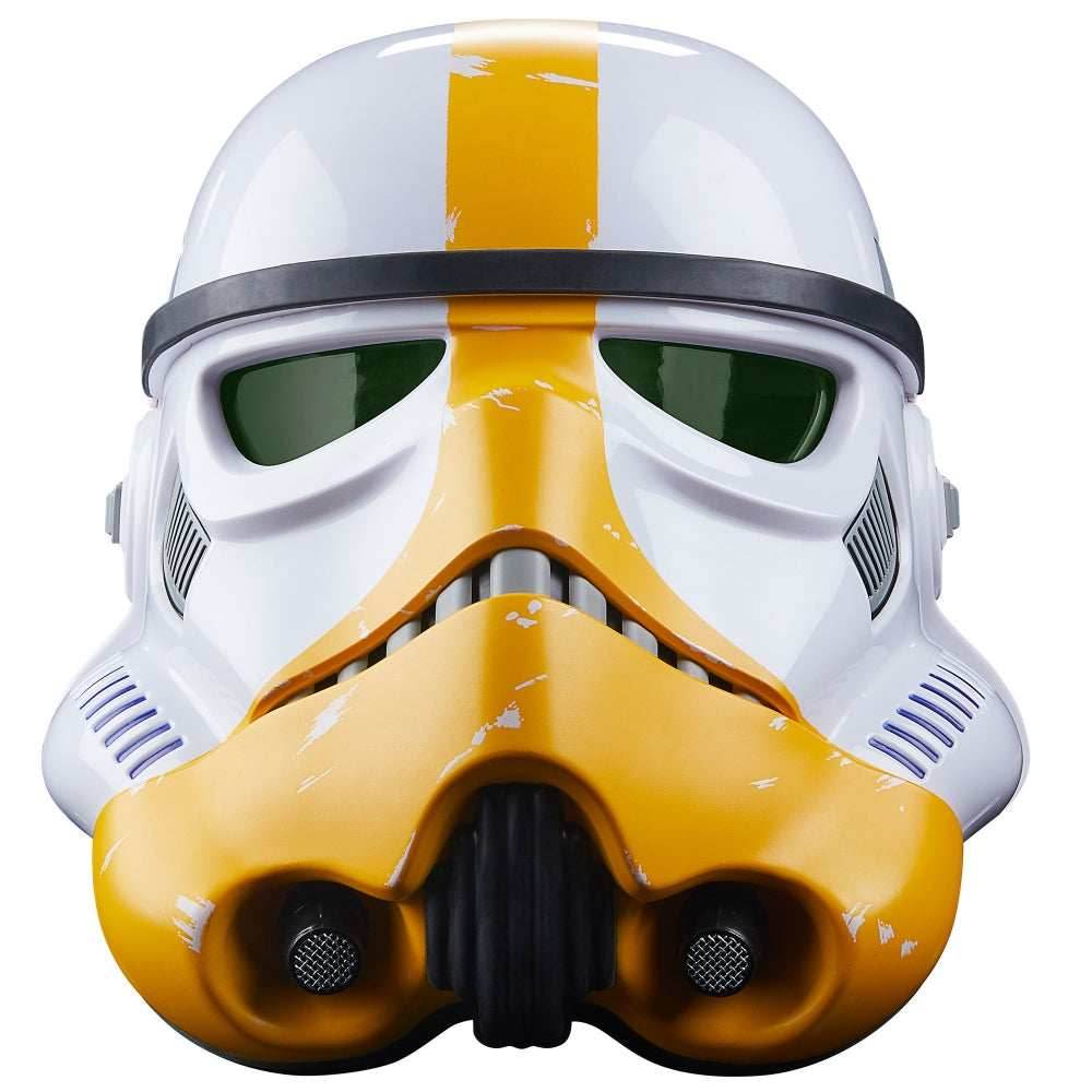 Star Wars: The Black Series - The Mandalorian Artillery Stormtrooper Premium Electronic Helmet - 