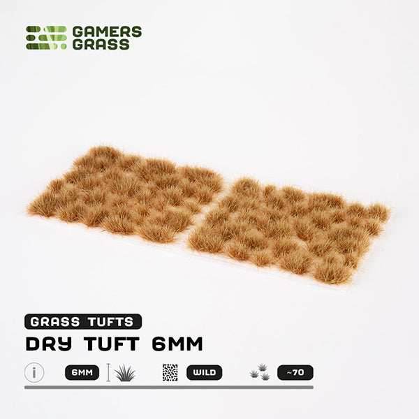 Gamers Grass Tufts: Dry Tuft 6mm- Wild - 