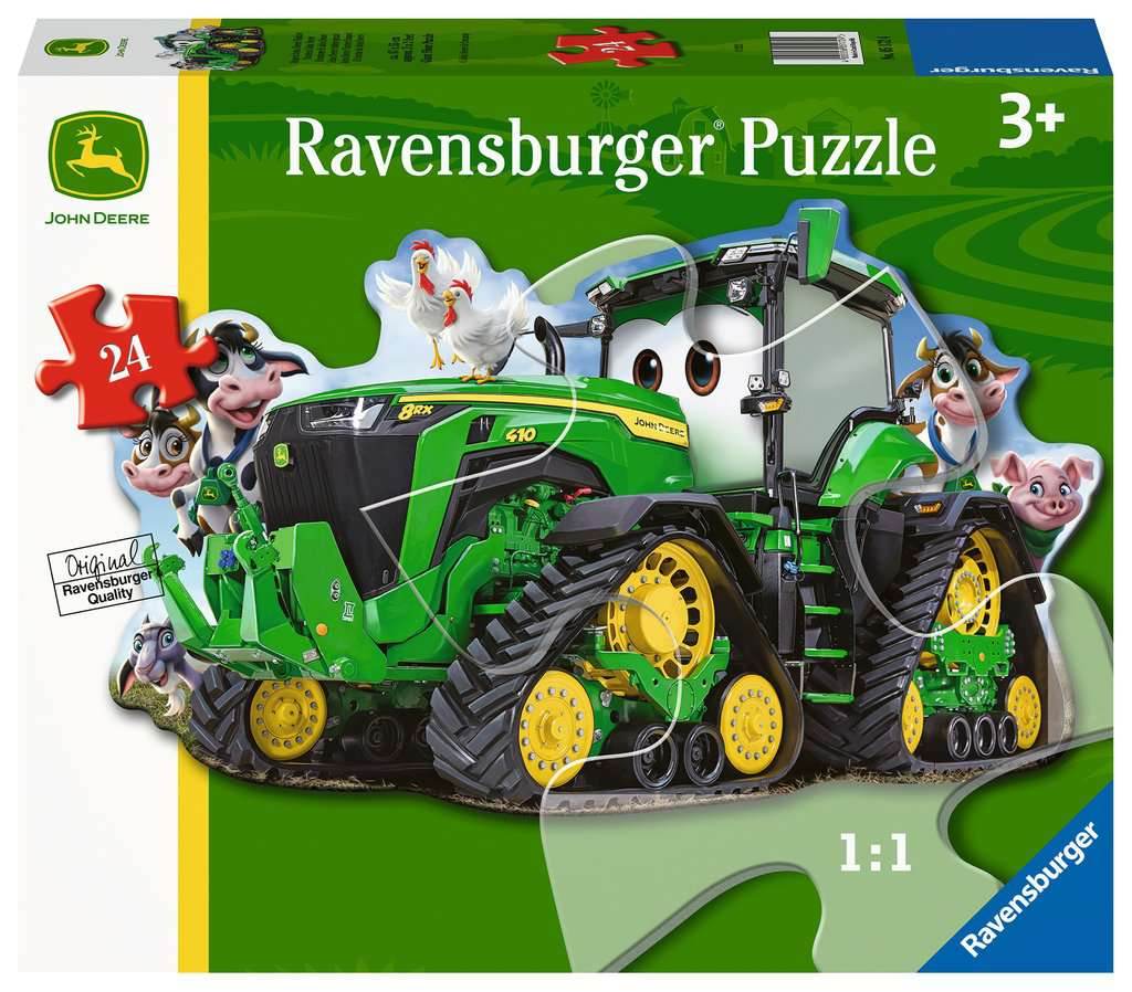 Puzzle: John Deere Tractor Shaped - 