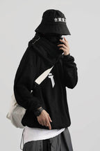 HiH6 Black I-Tech Hoodie - M