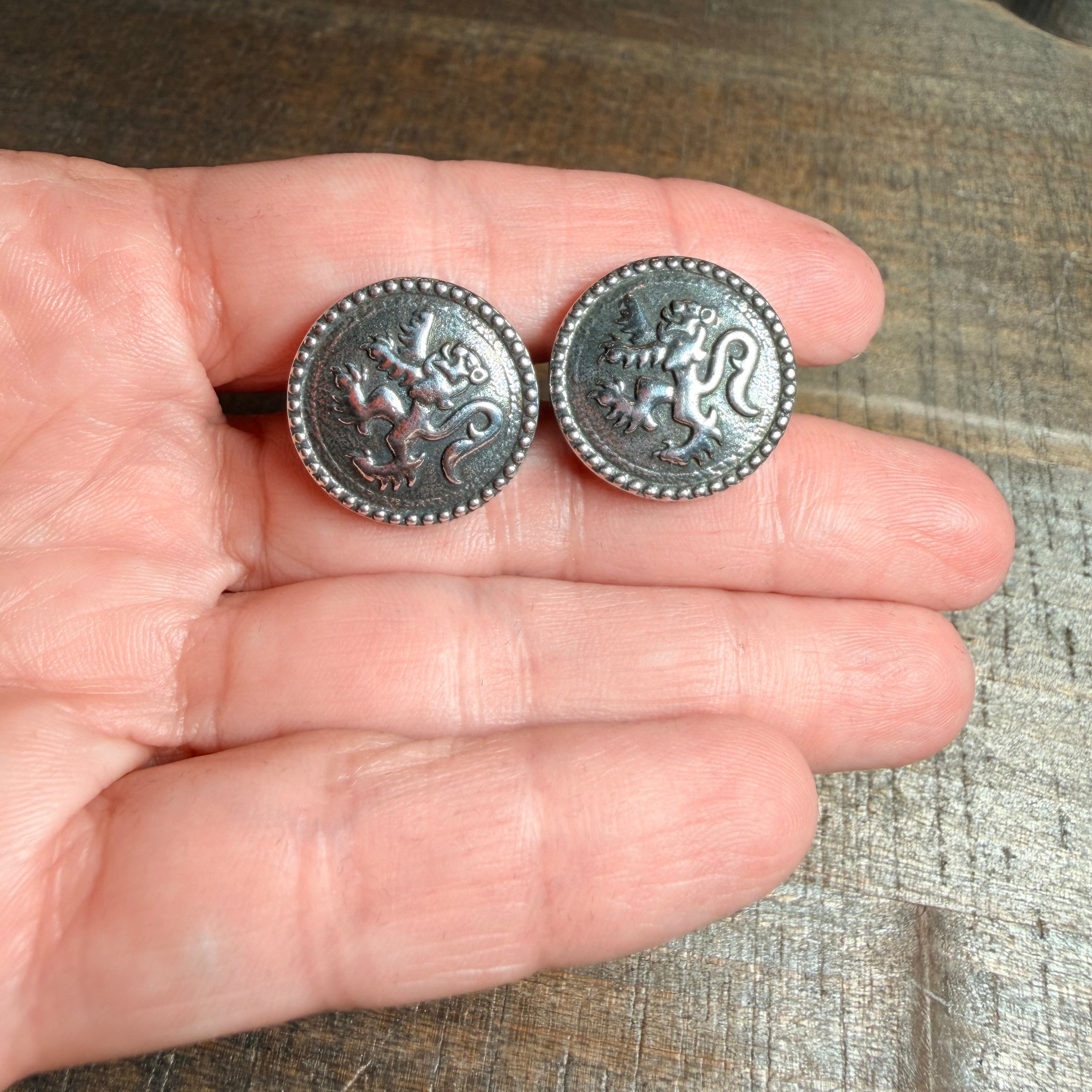 Lion of Scotland Shield Cuff Links