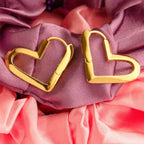 League of Legends X RockLove KDA Ahri Heart Hoop Earrings - 