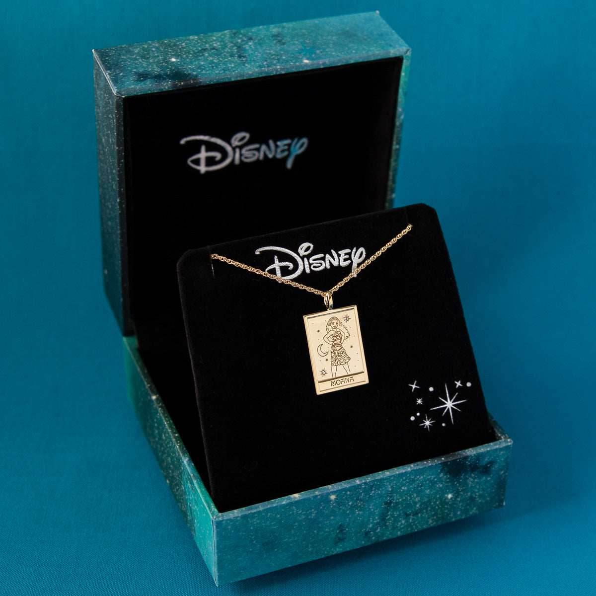 Disney X RockLove MOANA Moana Tablet Necklace - Sterling Silver