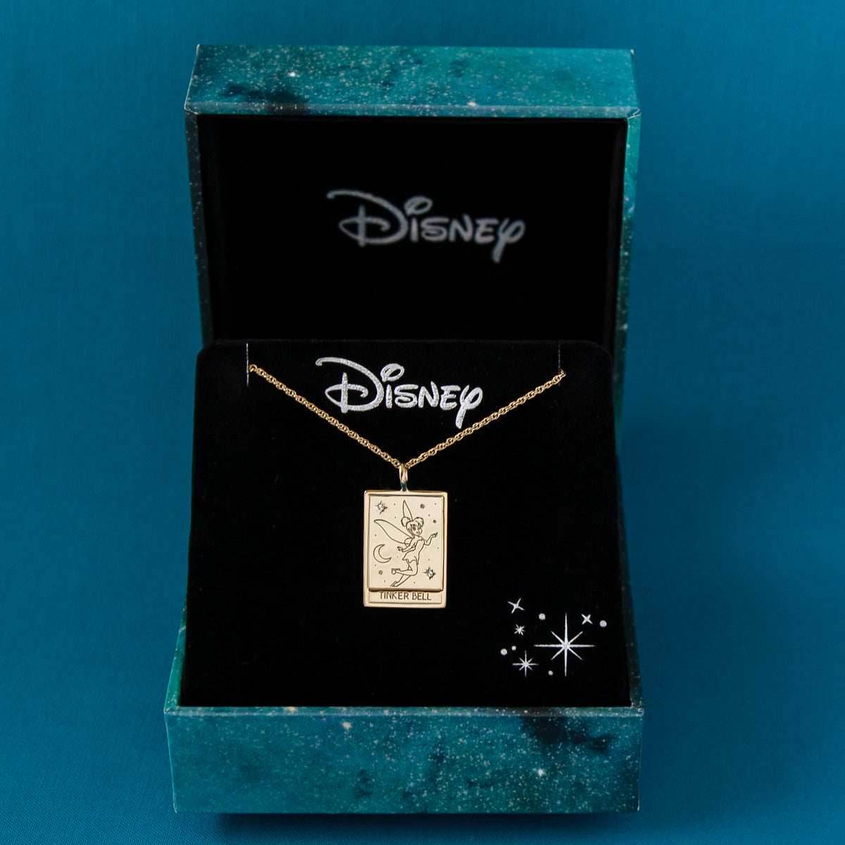 Disney X RockLove PETER PAN Tinker Bell Tablet Necklace - Sterling Silver
