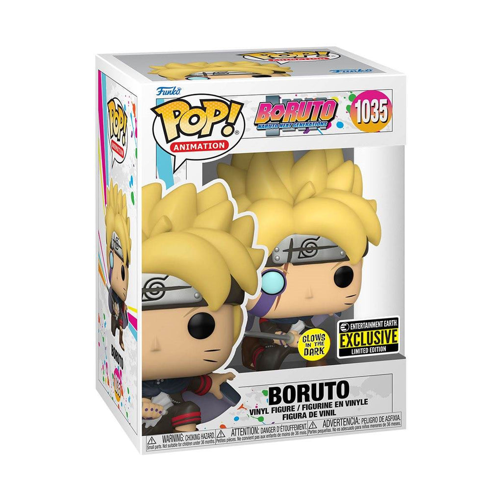 Funko Pop! Animation: Boruto with Marks Glow-in-The-Dark Entertainment Earth Exclusive - 