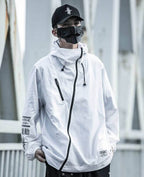 DuskJ4 Scar 09 Windbreaker - White / S