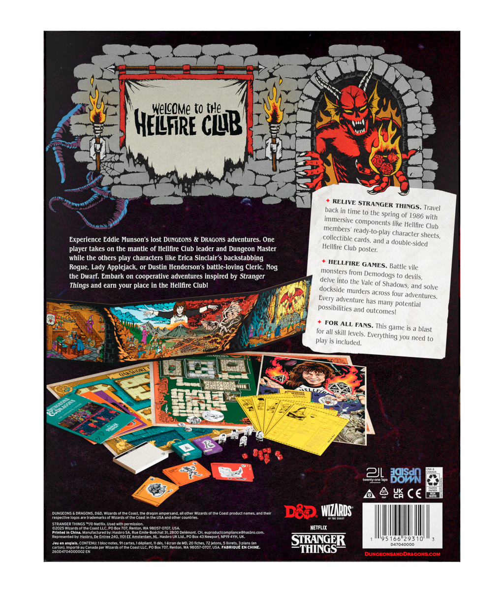 Dungeons & Dragons: Stranger Things - Welcome to the Hellfire Club Box Set