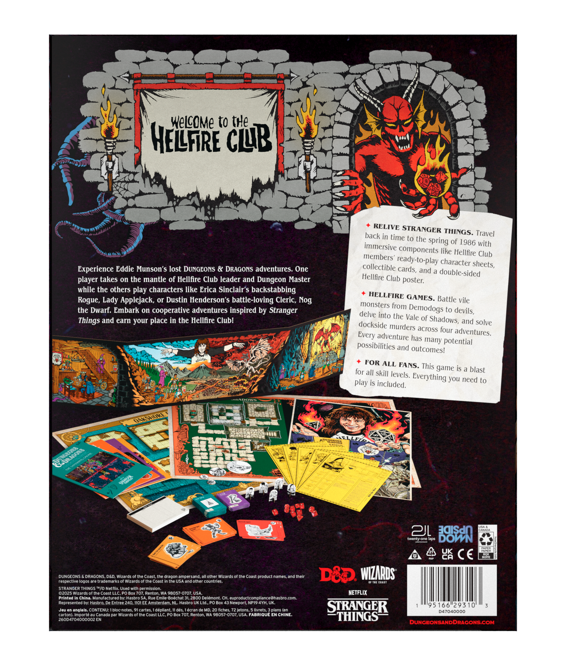 Dungeons & Dragons: Stranger Things - Welcome to the Hellfire Club Box Set