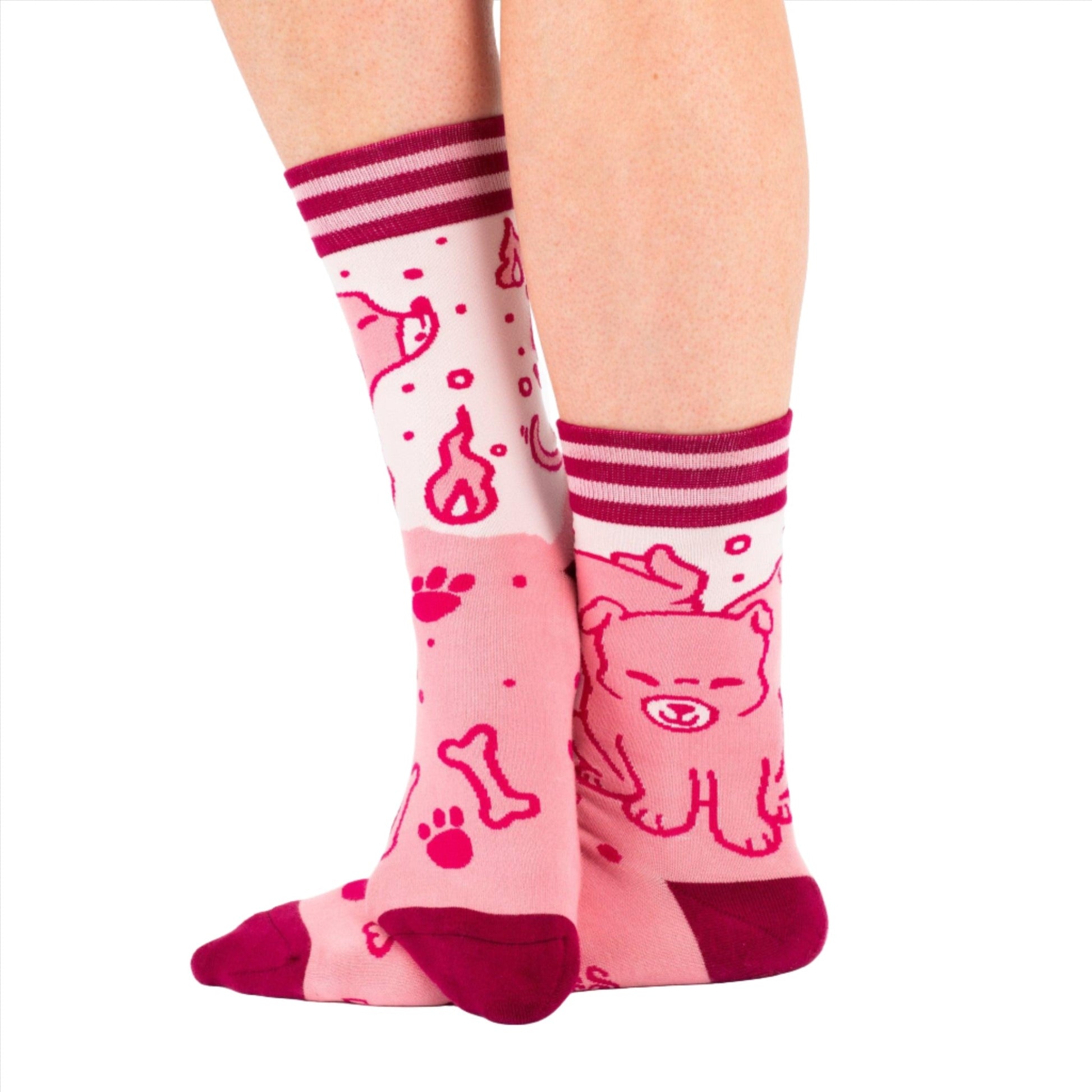 Cute Cerberus Crew Socks-0