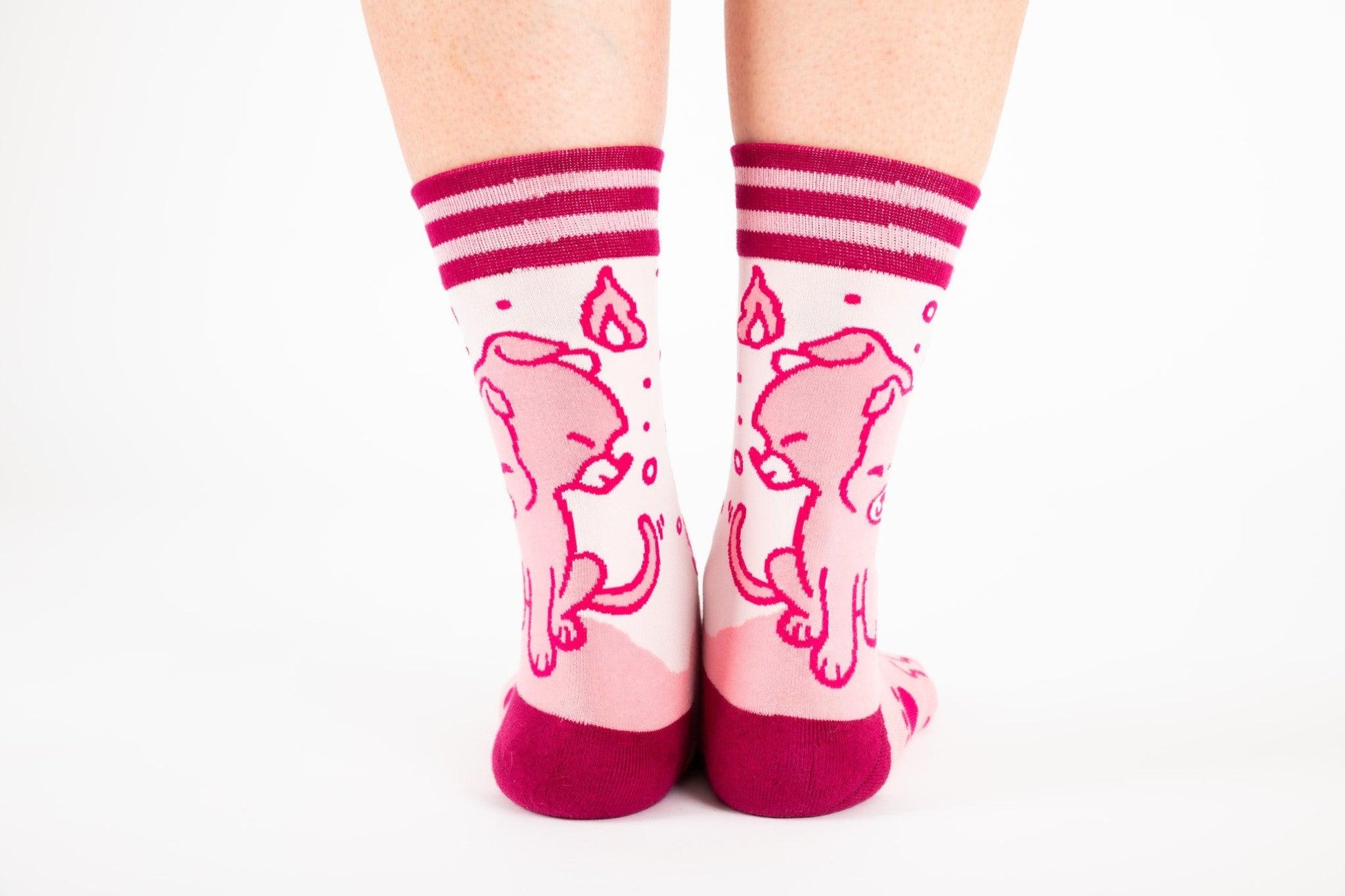 Cute Cerberus Crew Socks-4