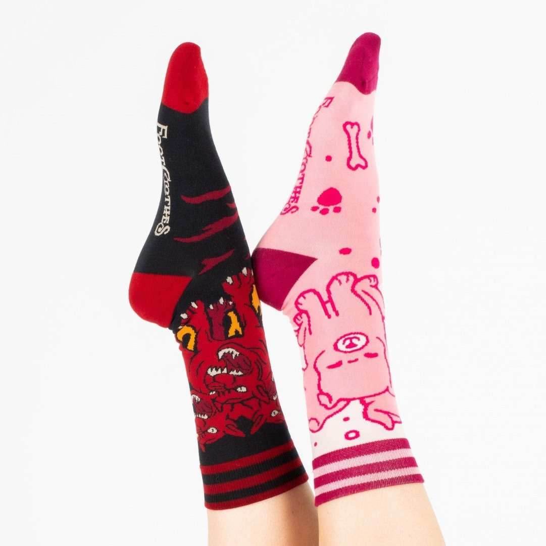 Cute Cerberus Crew Socks - 