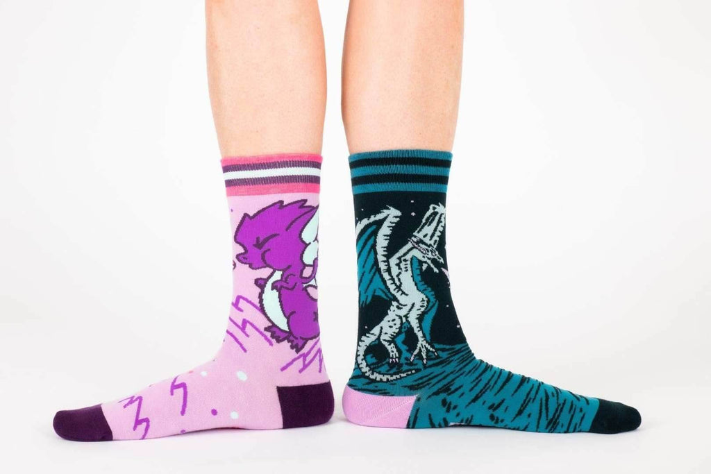 Evil AF Dragon Crew Socks - 