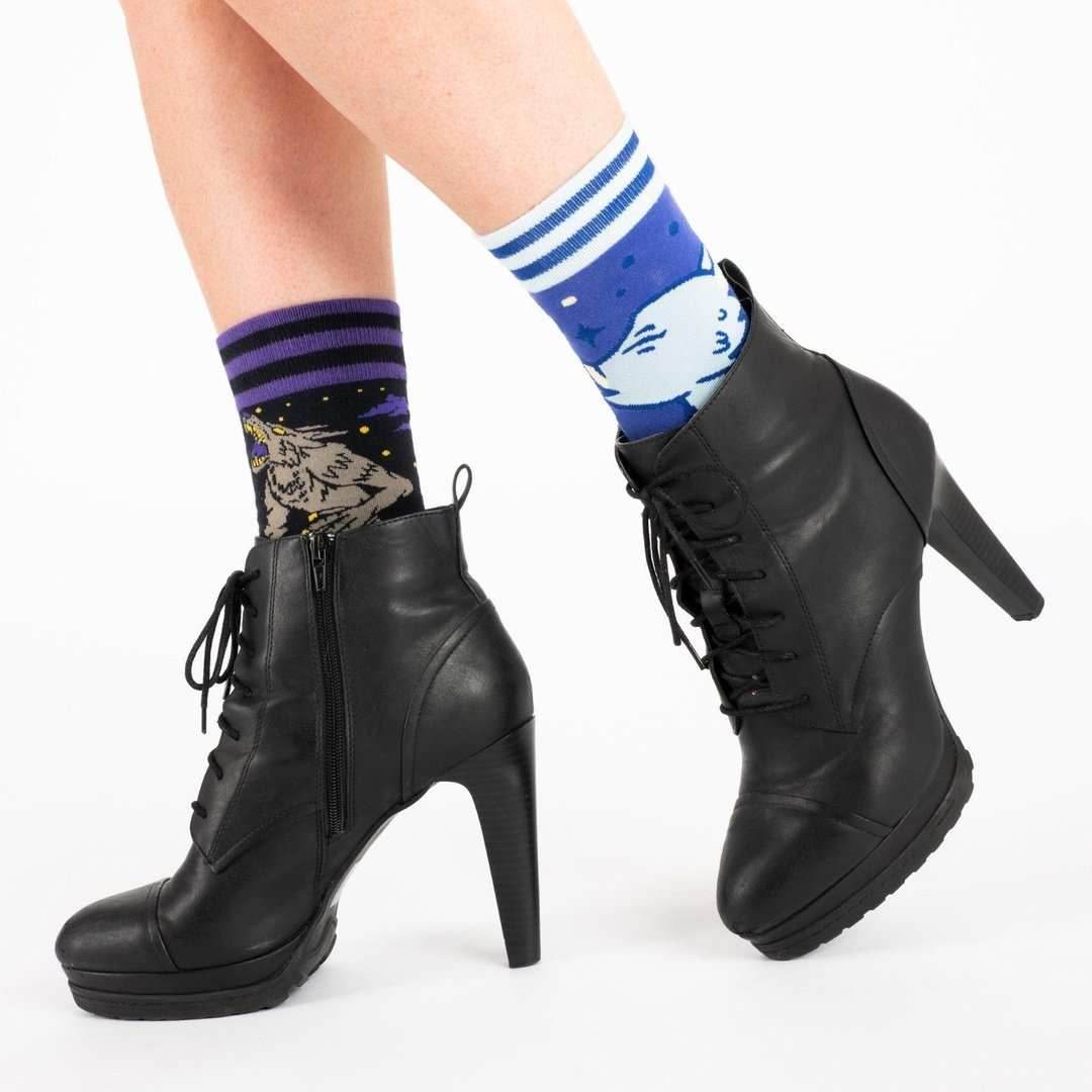 Evil AF Werewolf Crew Socks - 