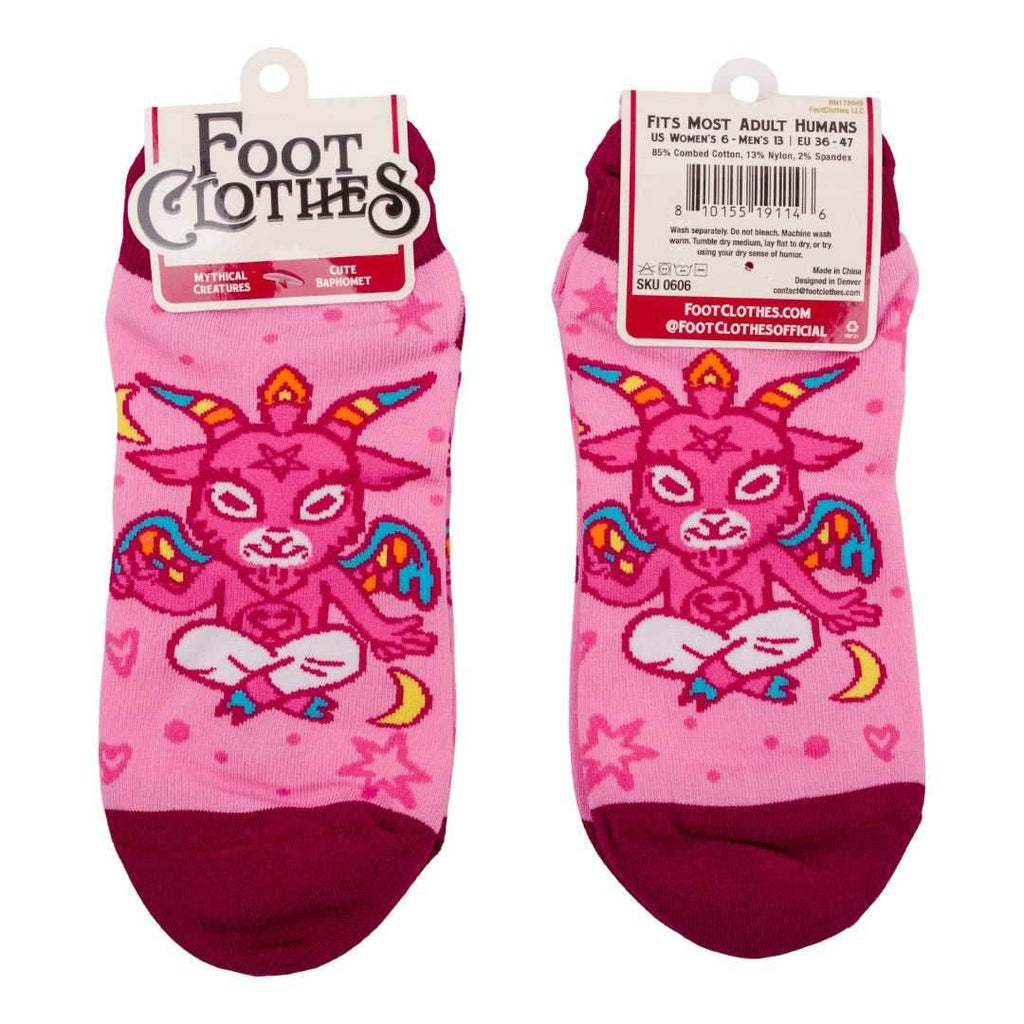 Cute Baphomet Ankle Socks - 