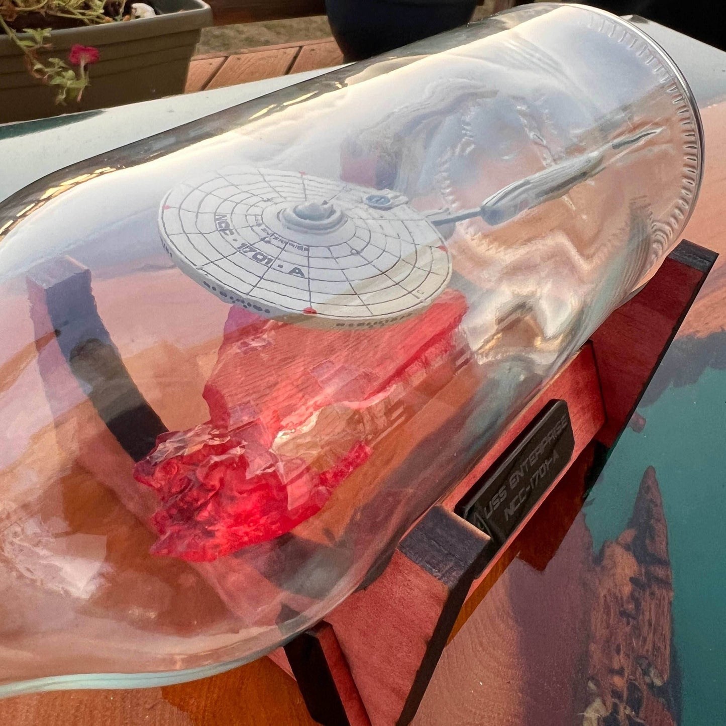 Star Trek NCC-1701-A Enterprise in a Bottle - 