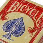 Faded Rider Back Red Bicycle Deck