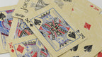 Faded Rider Back Blue Bicycle Deck