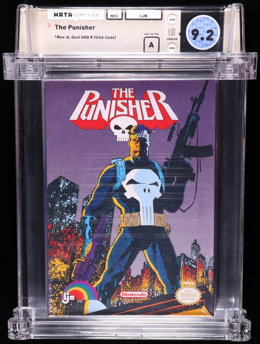 The Punisher [Graded WATA 9.2] (Nintendo NES) - WATA Graded Sealed 9.2