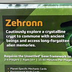 ORANGE NEBULA Unsettled Planet 003 Zehronn Card Game 2-4 Players 14+Ages ONB0203 - 