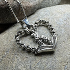 Rose & Thistle Luckenbooth Necklace