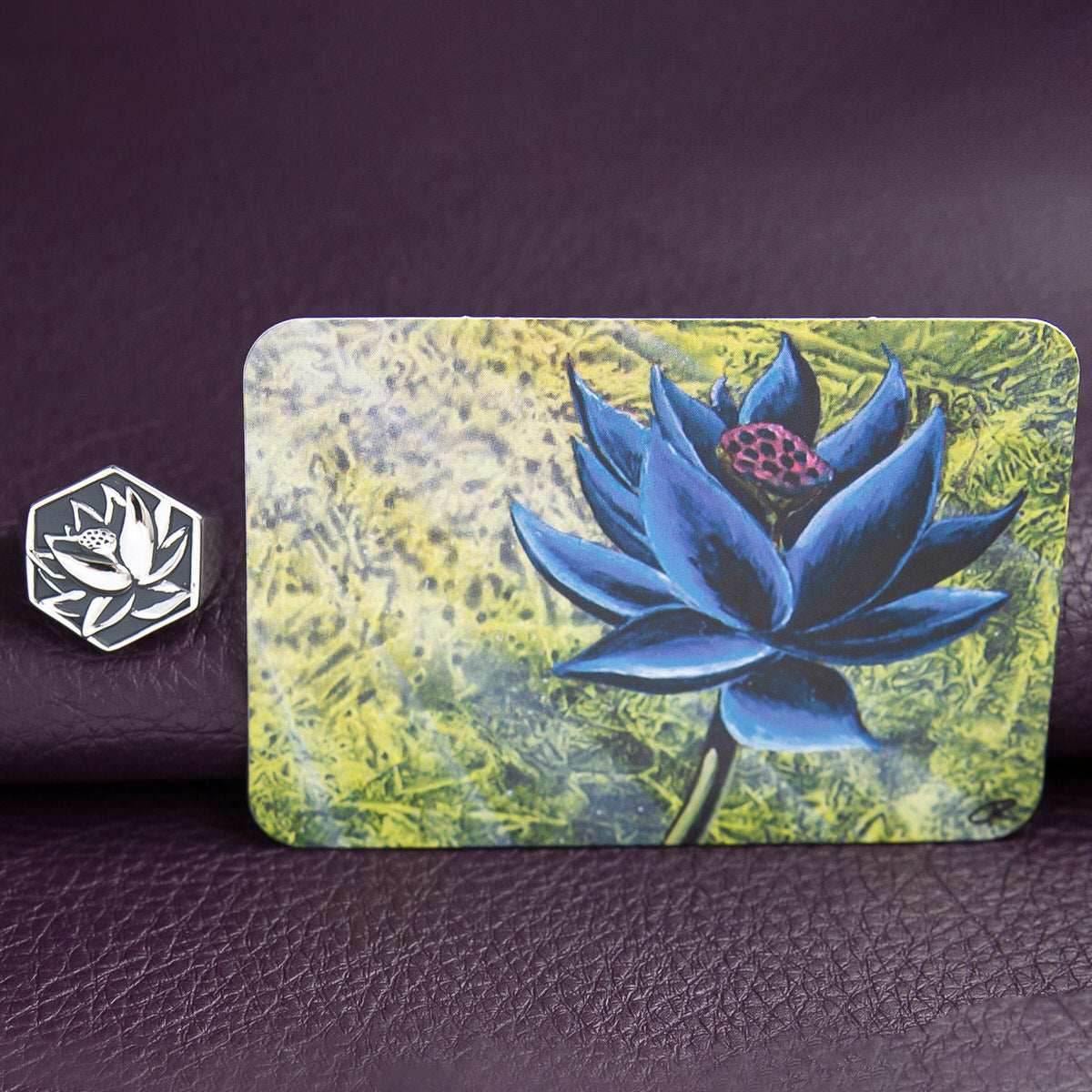 Magic: The Gathering X RockLove Black Lotus Signet Ring - Size 6