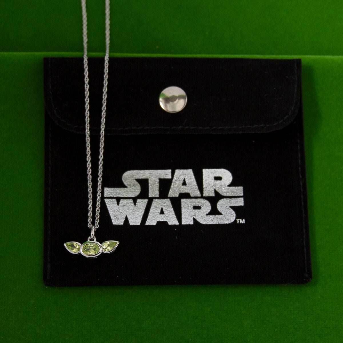 Star Wars X RockLove Grogu Crystal Necklace - 