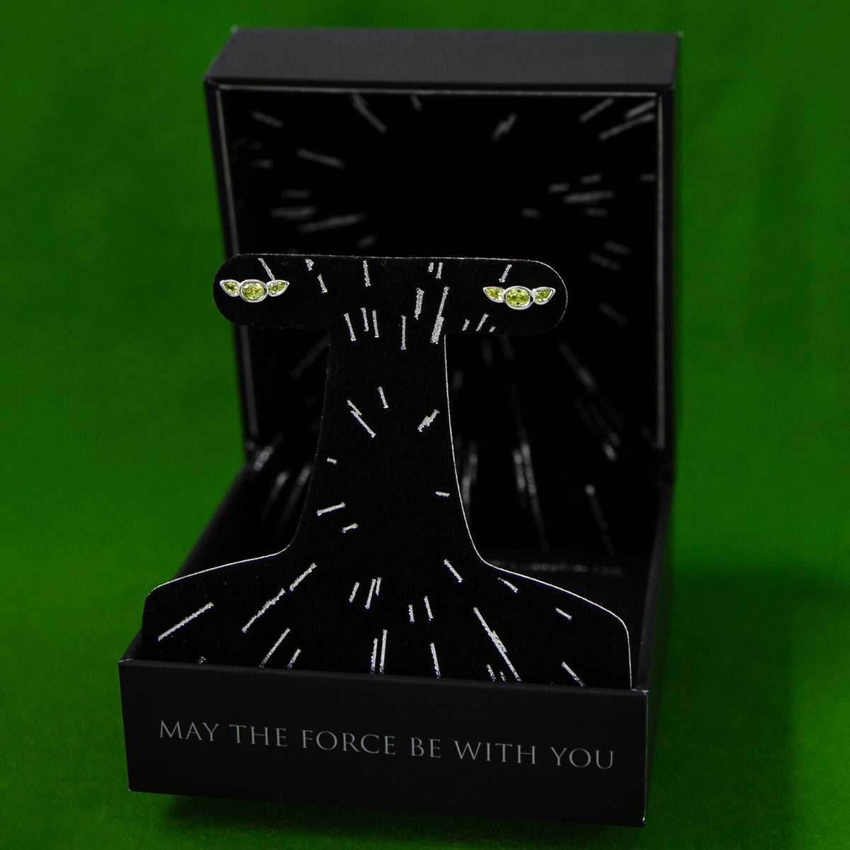 Star Wars X RockLove Grogu Crystal Stud Earrings - 