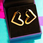 League of Legends X RockLove KDA Ahri Heart Hoop Earrings - 