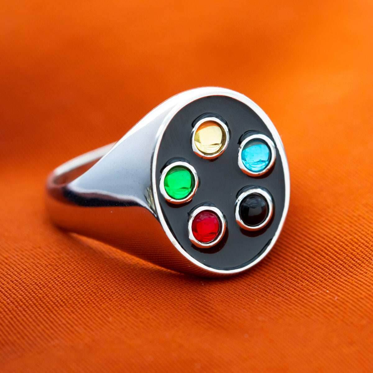 Magic: The Gathering X RockLove Pip Signet Ring - Size 6