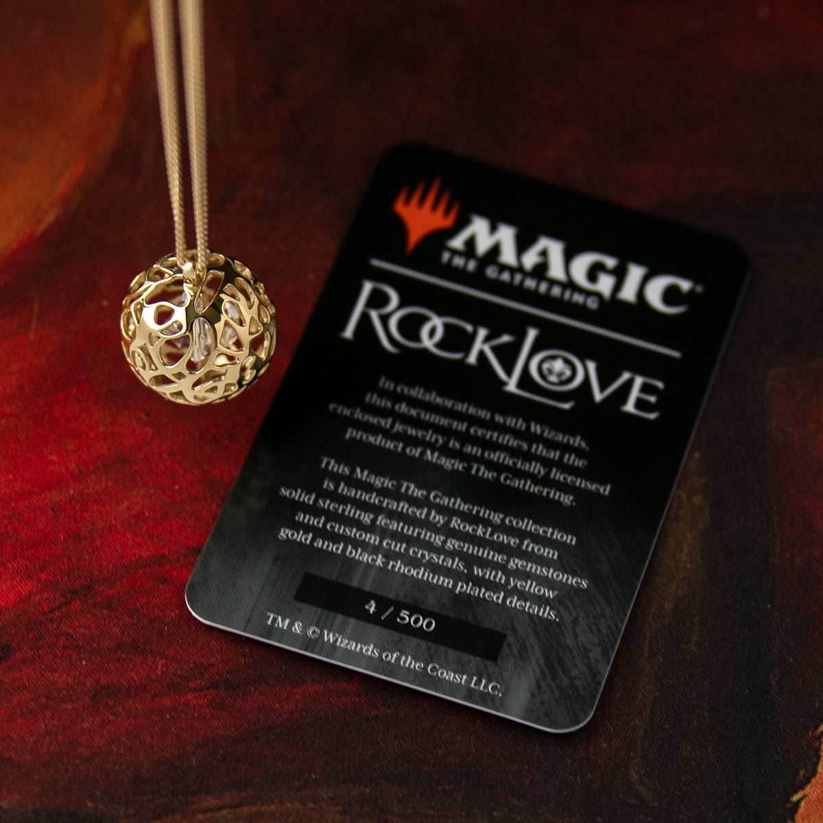 Magic: The Gathering X RockLove Commanders Sphere Necklace - 