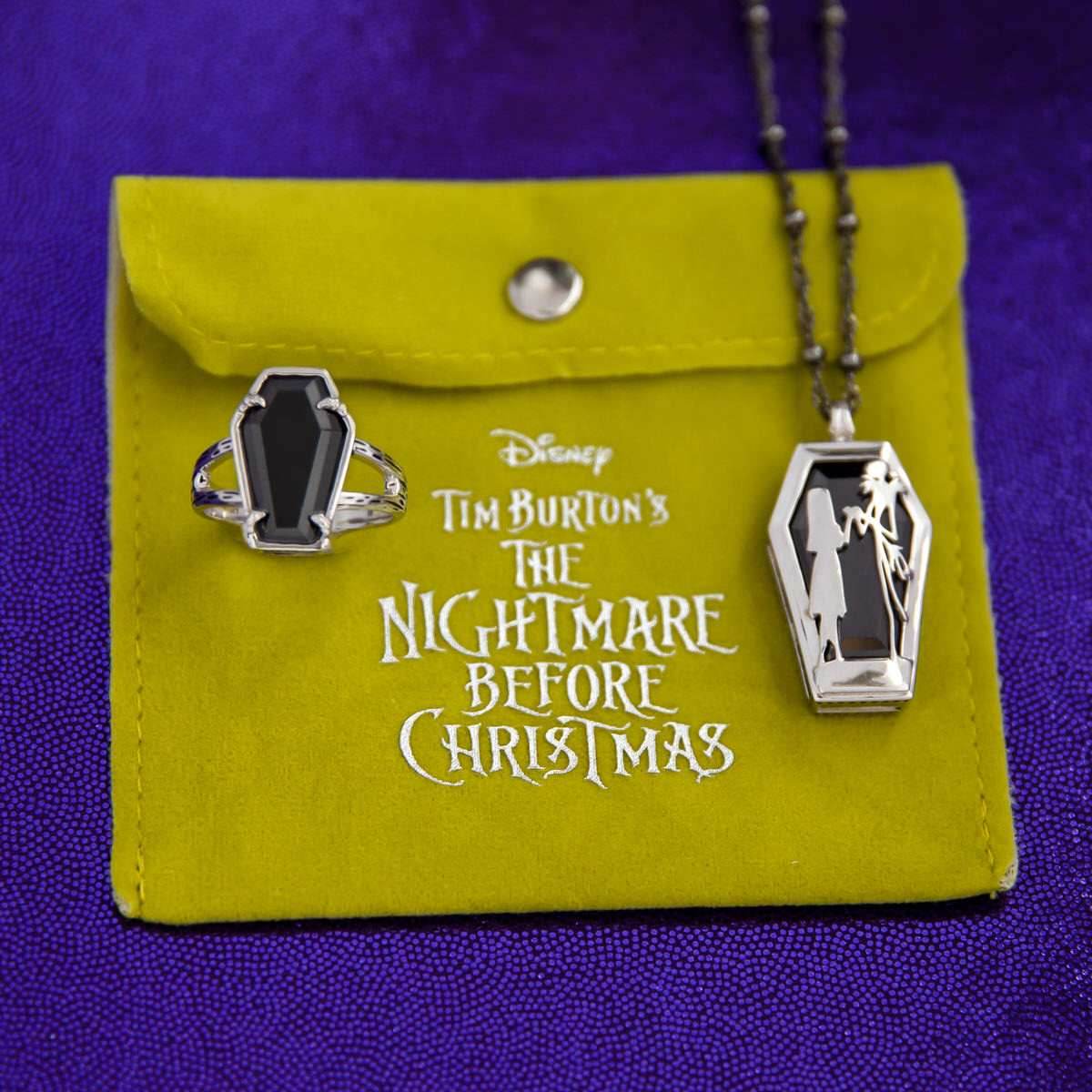 Disney X RockLove THE NIGHTMARE BEFORE CHRISTMAS True Love Never Dies Ring - Size 5