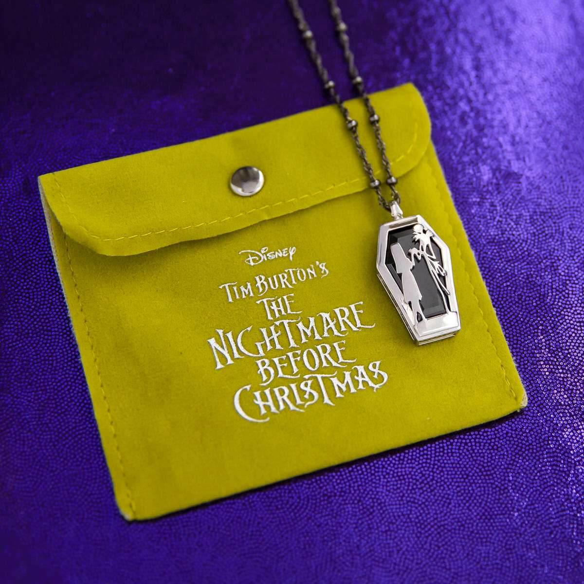 Disney X RockLove THE NIGHTMARE BEFORE CHRISTMAS Jack & Sally Necklace - 