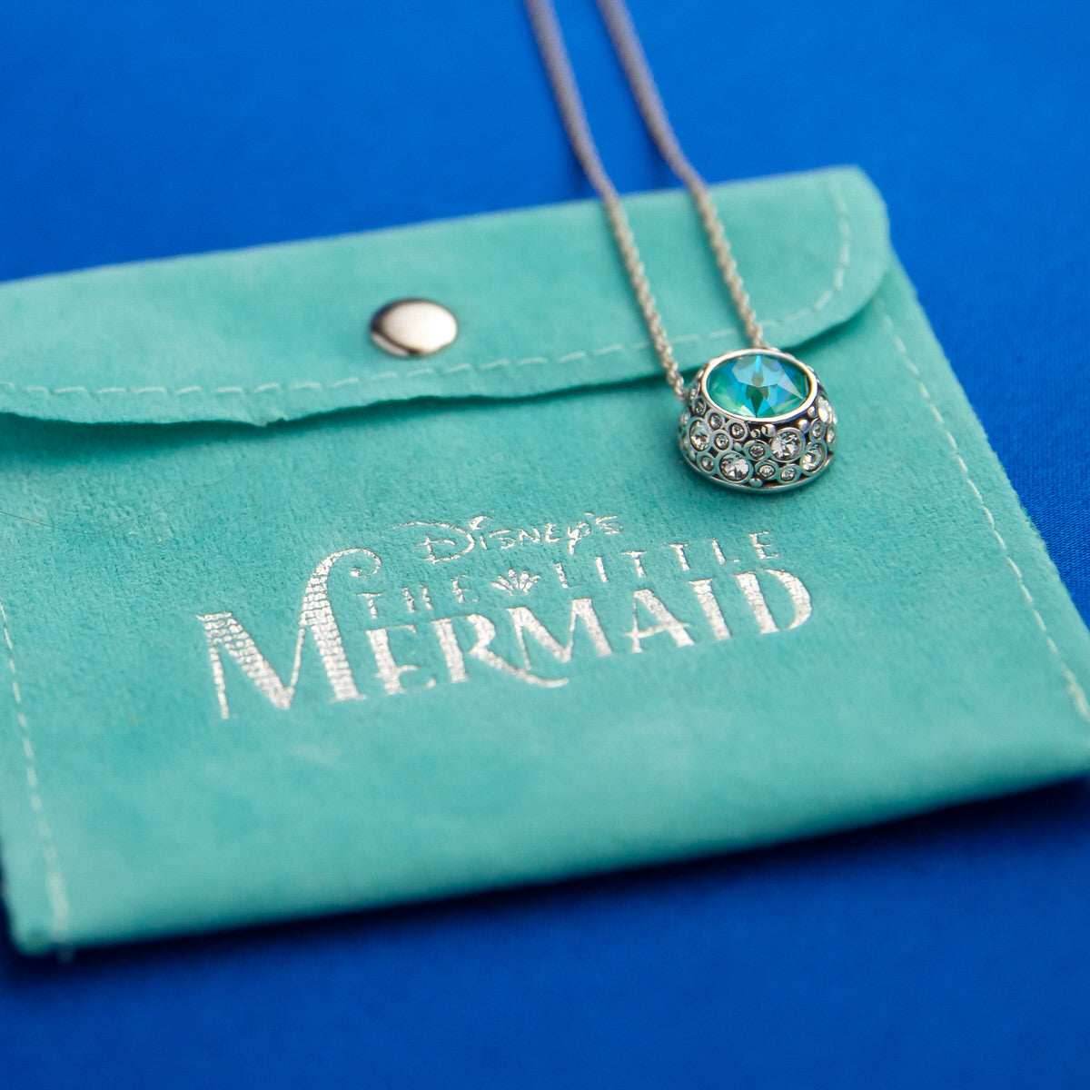 Disney X RockLove THE LITTLE MERMAID Bubble Solitaire Necklace - 