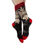 Evil Baphomet Ankle and Crew Sock Pack | 2 Designs - 