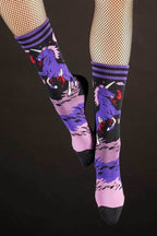 Evil AF Unicorn Crew Socks - 