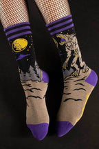 Evil AF Werewolf Crew Socks - 