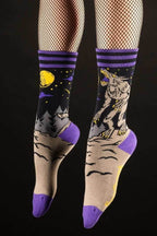 Evil AF Werewolf Crew Socks - 