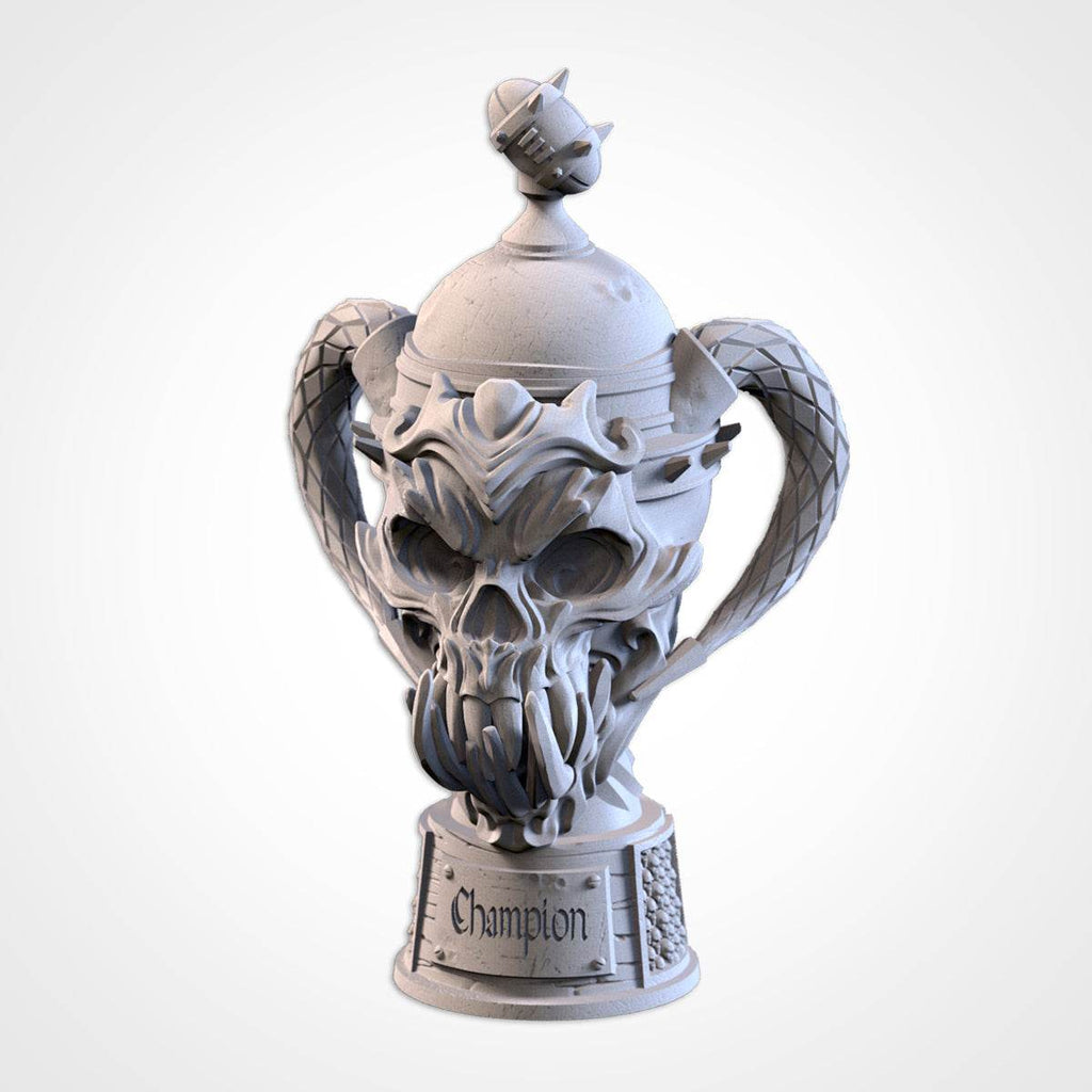 Skull Trophy Dice Roller - Tier 1 / Tray