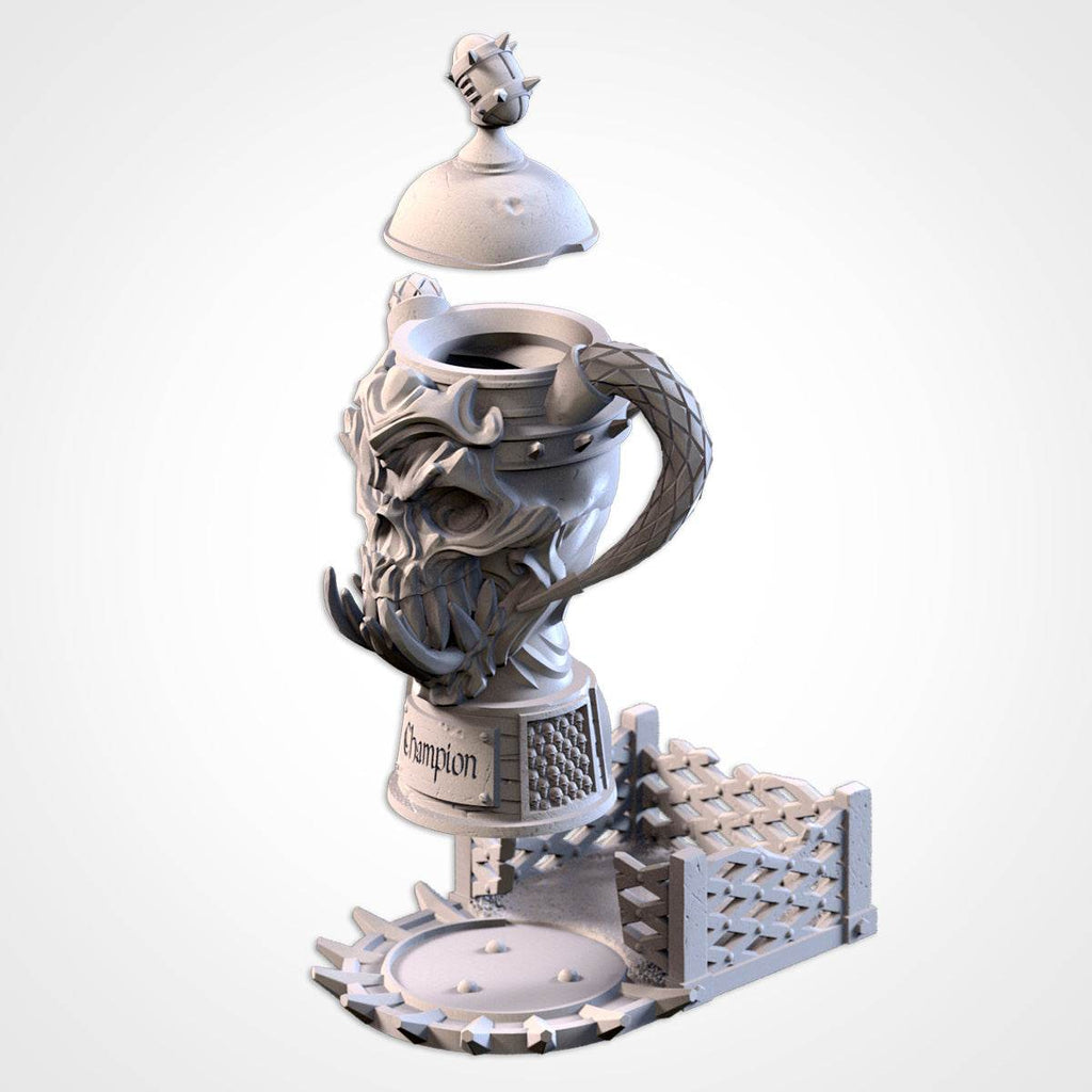 Skull Trophy Dice Roller - Tier 1 / Tray