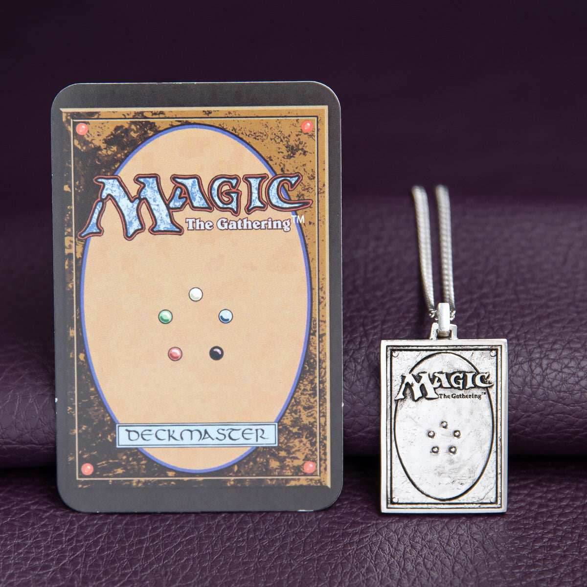 Magic: The Gathering X RockLove Black Lotus Miniature Card Necklace - 