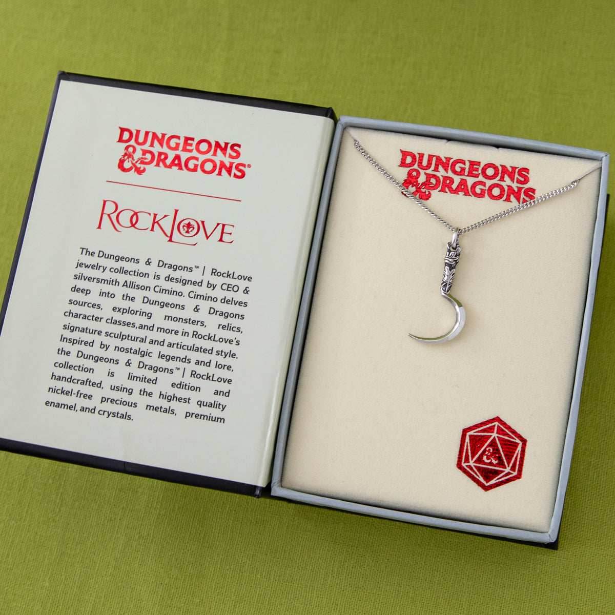 Dungeons and Dragons X RockLove Druid Boline Knife Necklace - 