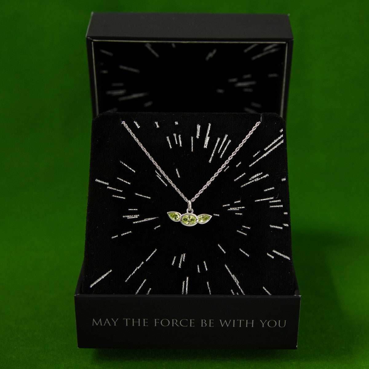 Star Wars X RockLove Grogu Crystal Necklace - 
