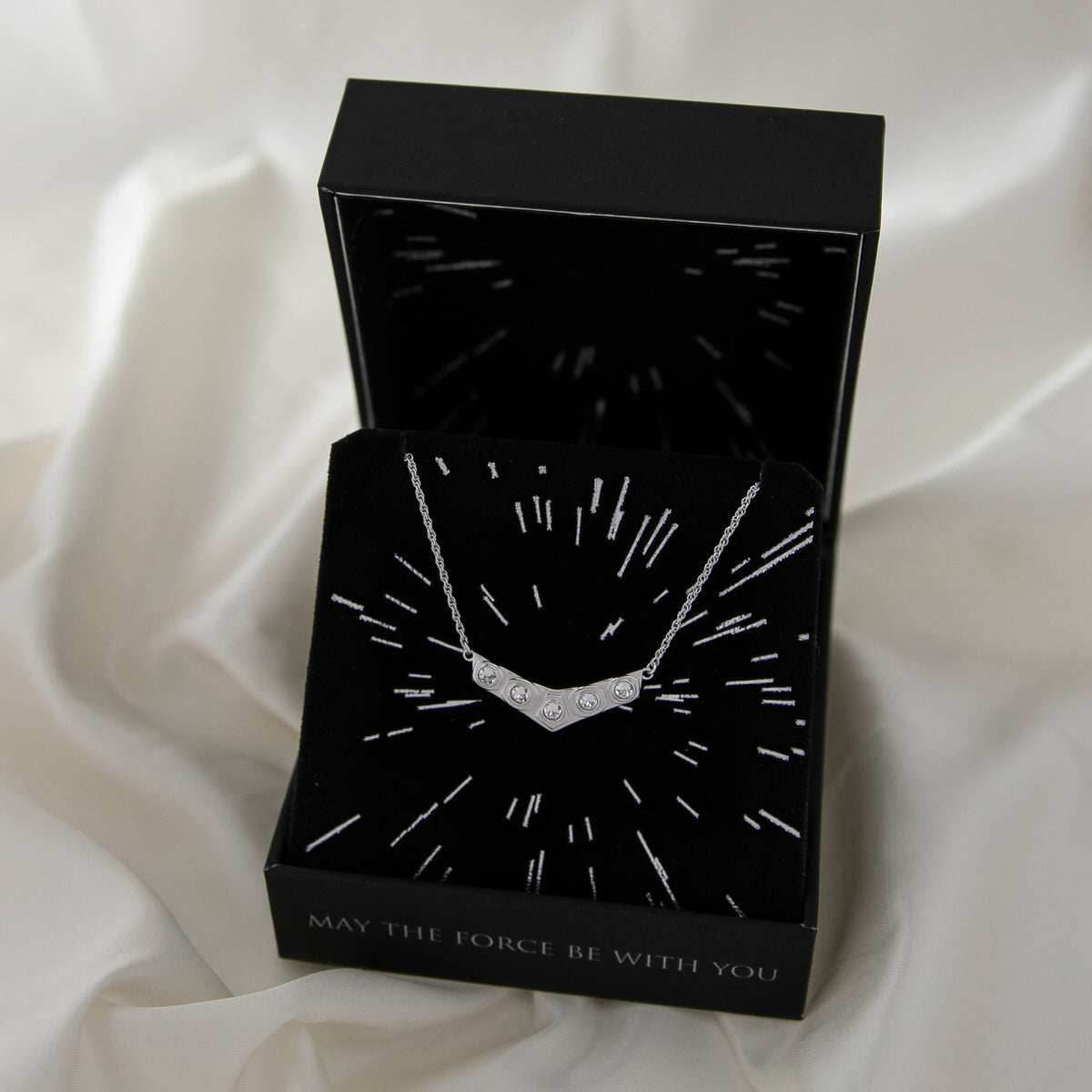 Star Wars X RockLove Leia Organa Crystal Necklace - 