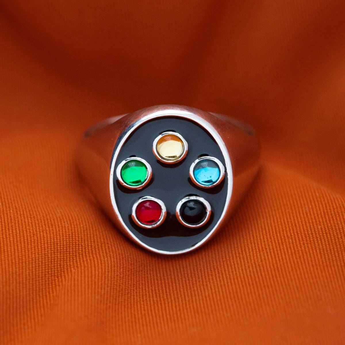 Magic: The Gathering X RockLove Pip Signet Ring - Size 6